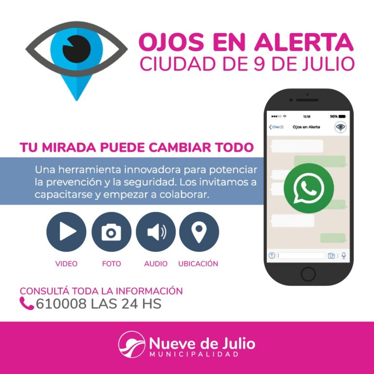 El Programa “Ojos en Alerta” continúa en pleno funcionamiento