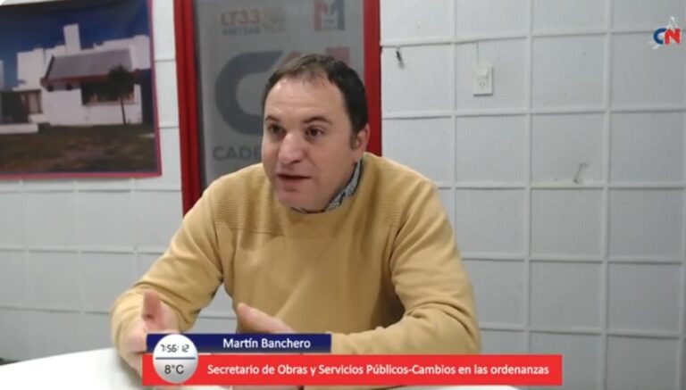 Martín Banchero: ‘Nueve de Julio tiene que proyectarse hacia una ciudad funcional y sostenible’