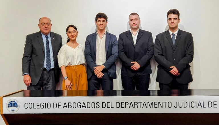 Juramentación de nuevos matriculados en el Colegio de Abogados de Mercedes