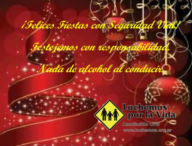 Felices Fiestas con Seguridad Vial!
