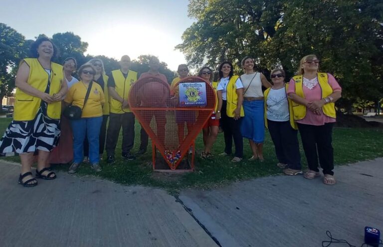 El Club de Leones presentó el quinto Corazón Solidario