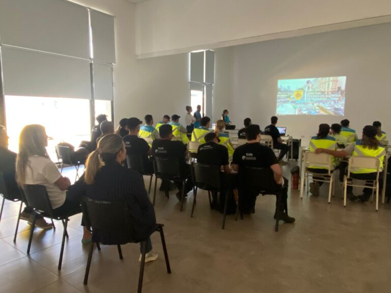 San Cayetano sede de una capacitación a personal de Tránsito y la Guardia Urbana Municipal