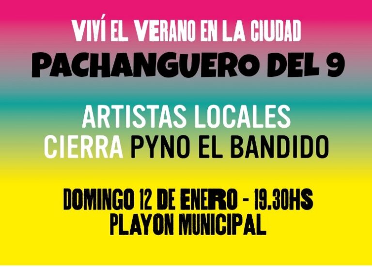 Llega “Pachanguero del 9” una propuesta para el verano
