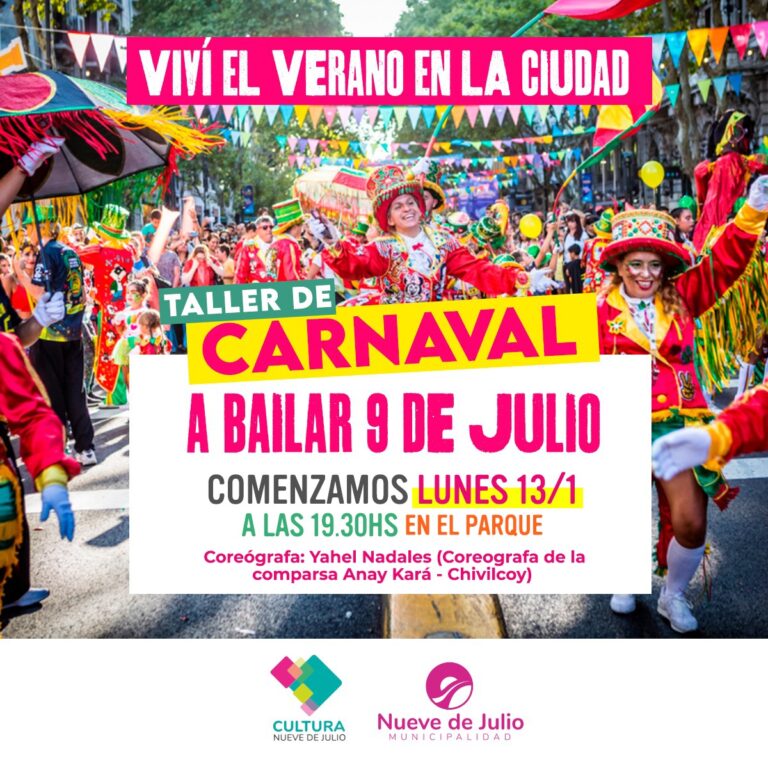 Bailando a ritmo de Carnaval en Parque San Martín