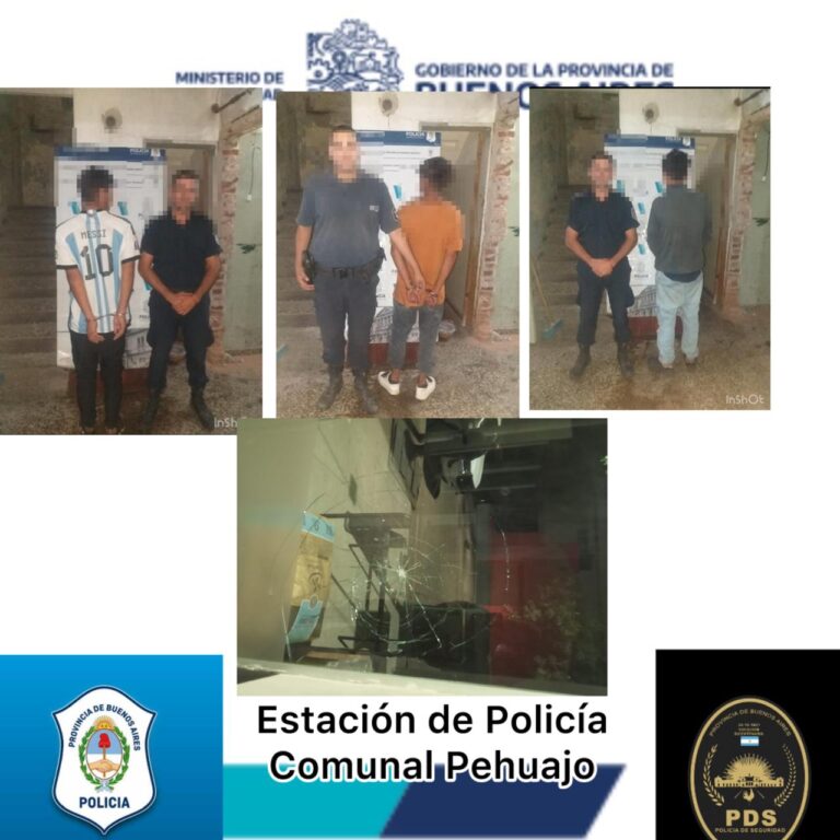 Tres detenidos por “Atentado y Resistencia a la Autoridad