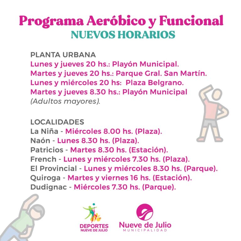 Los Reyes Magos llegan con nuevos horarios para actividades aeróbicas