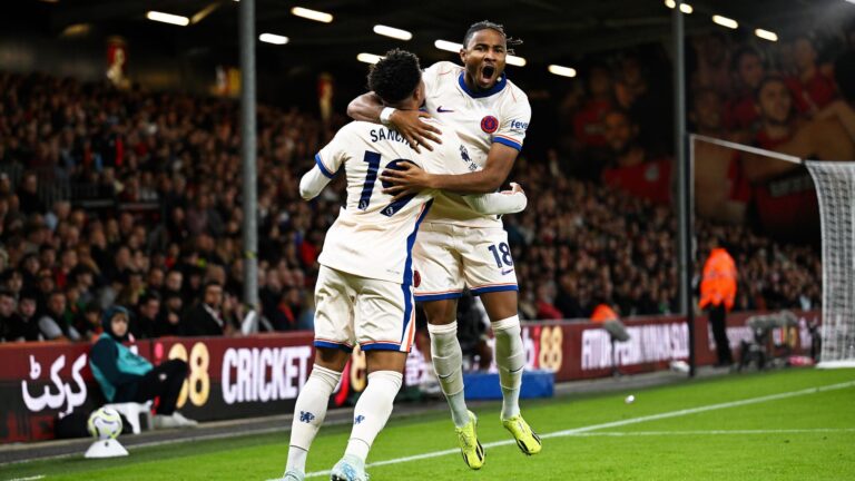 Enfrentamiento sin principios entre Chelsea y Bournemouth
