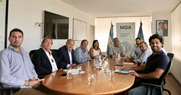 El Ministro Rodriguez explico a productores beneficios canalizados desde ARBA