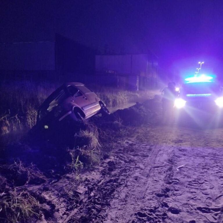 Accidente automovilístico en el barrio Diamantina