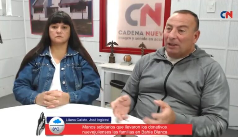 Gesta de Solidaridad a Bahía Blanca: Liliana Calixto y José Inglessi contaron como surgió la movilización