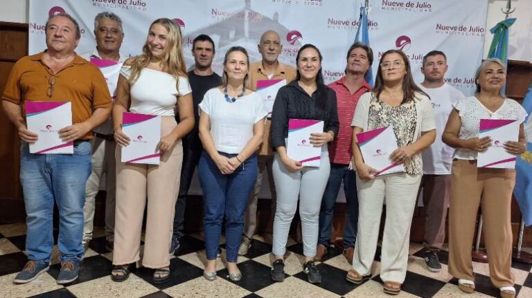 María José Gentile puso en funciones a los nuevos Delegados Comunales