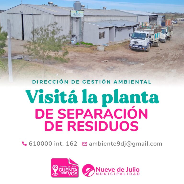 Se abre la inscripción para visitas educativas a la Planta de Separación de Residuos
