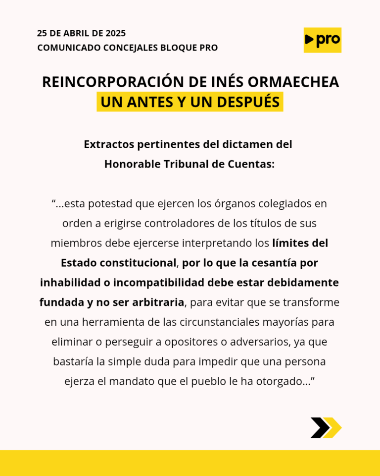 Triunfo de la legalidad en el Concejo Deliberante nuevejuliense: Inés Ormaechea reincorporada por Fallo del Tribunal de Cuentas”