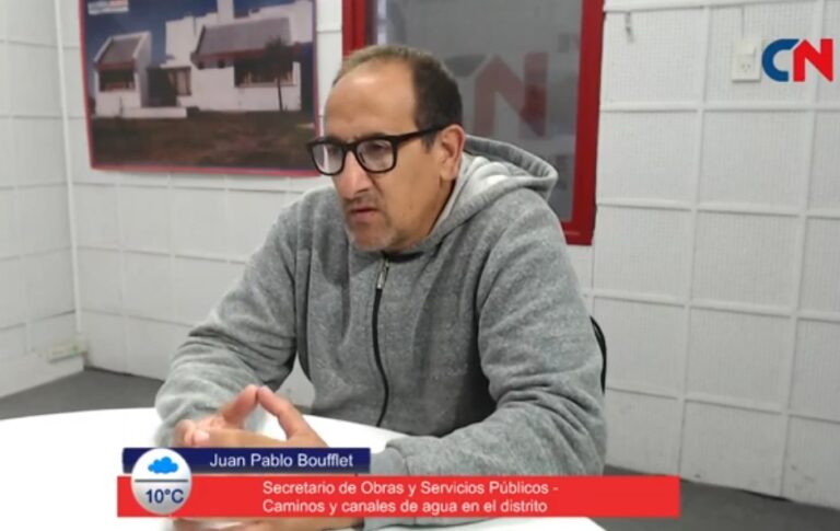 Juan Pablo Boufflet: “Trabajamos para resolver lo inmediato y planificar el futuro de los caminos y la infraestructura”