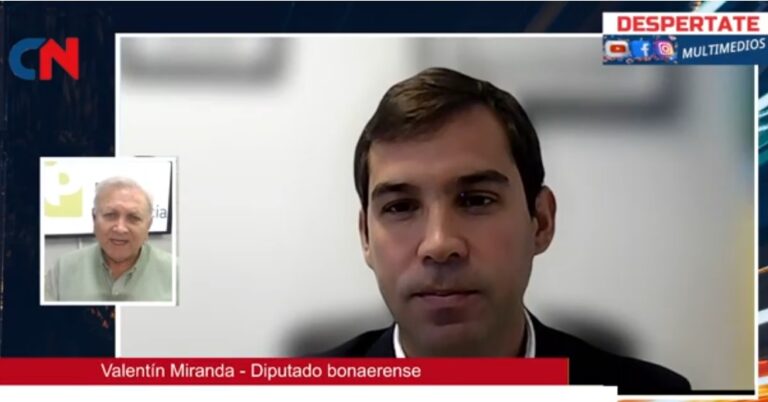 Valentín Miranda: “Recrear Juntos por el Cambio con el PRO y Coalición Cívica, sería positivo”