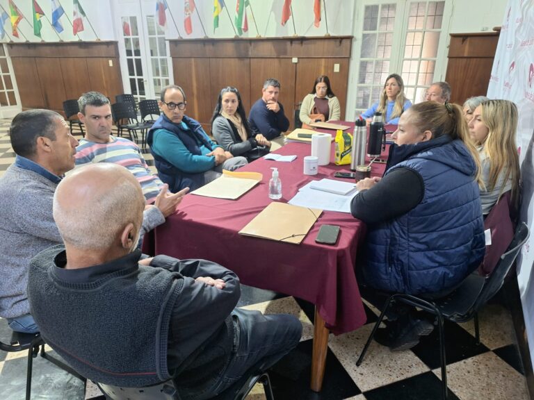 Trabajos en caminos y canales en el distrito fue el tema de un encuentro con Delegados Municipales