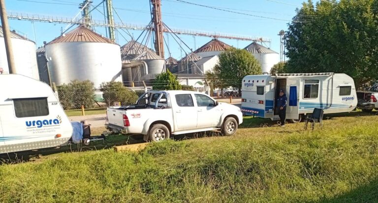 URGARA continúa con su protesta frente a la Planta de Cargill en Los Toldos