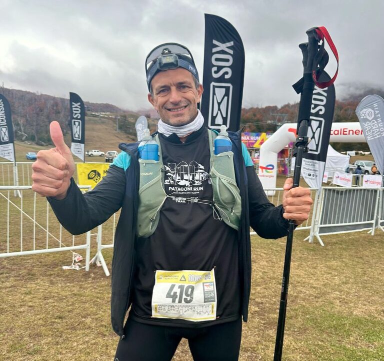 El ex-intendente de Bolívar, Bali Bucca corrió 165 km en la Patagonia Run para visibilizar el Parkinson