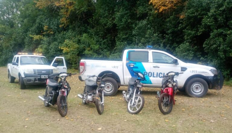 Esclarecen múltiples robos en Lincoln: secuestran motocicletas y detienen a los implicados