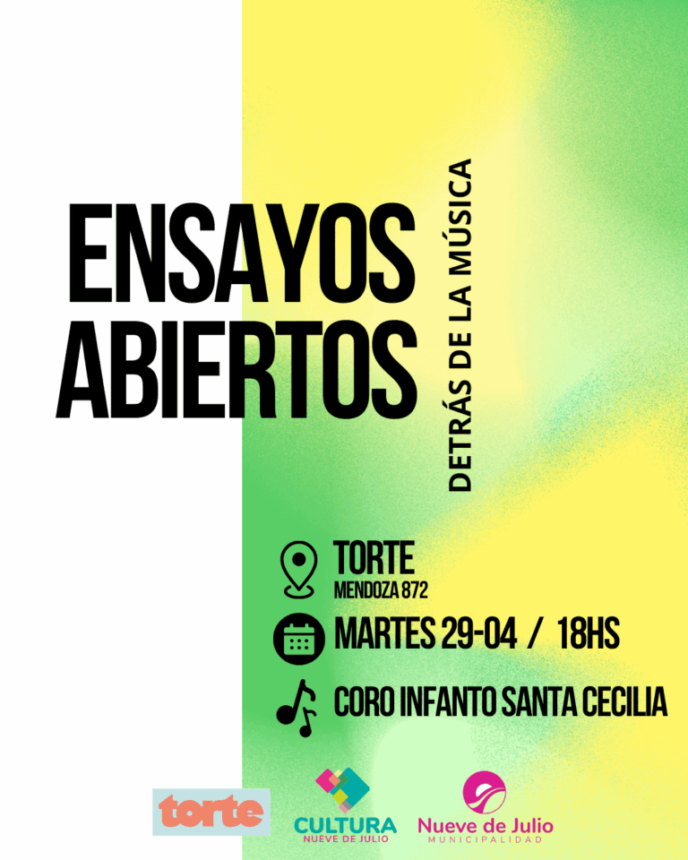 El ciclo “Ensayos Abiertos” tendrá su segundo encuentro en Nueve de Julio