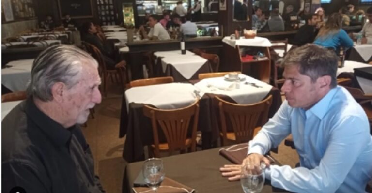 En encuentro informal Kicillof y Storani coincidieron en un nuevo armado político