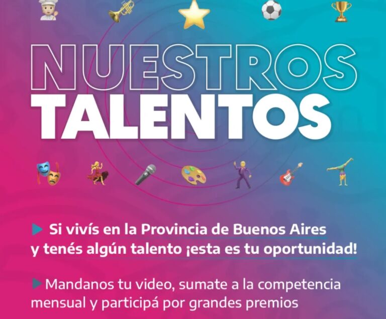 “Somos Bonaerenses” busca talentos de toda la provincia