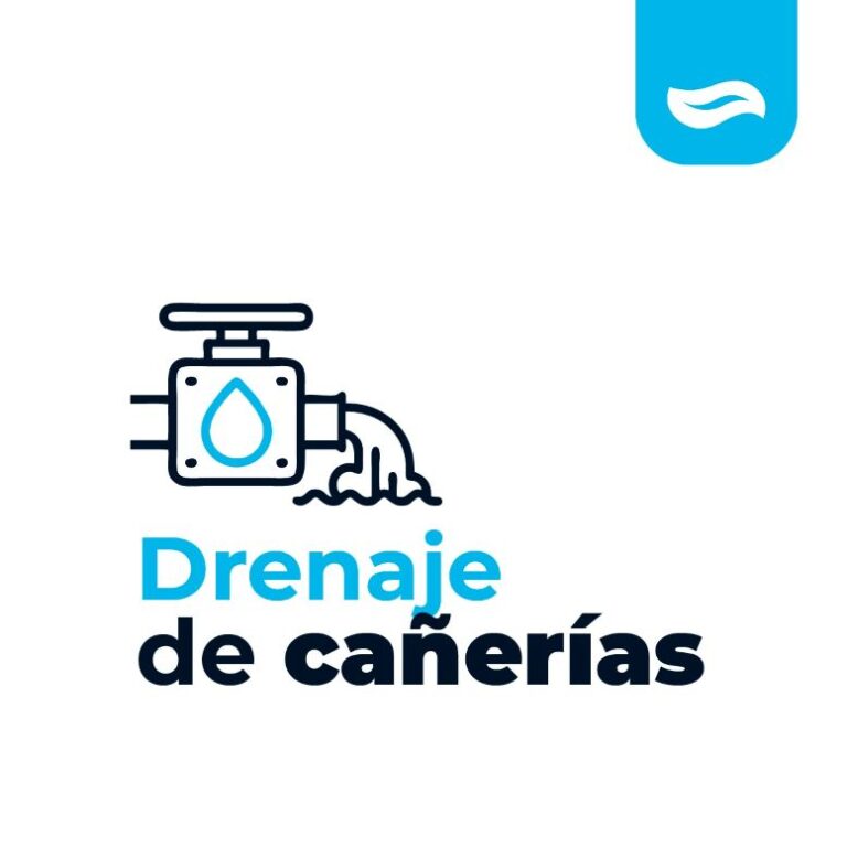 Drenajes programados en la red de agua