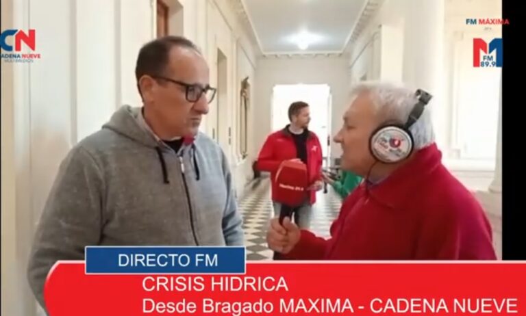 Juan Pablo Boufflet: “Hay que unir criterios y dejar de lado los colores políticos para enfrentar la emergencia hídrica”