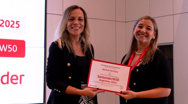 Natalia Facciolo, una de las cuatro empresarias argentinas seleccionadas para el programa global Santander W50