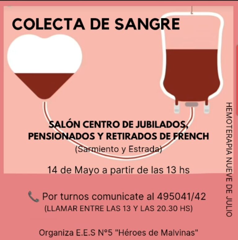 Colecta de sangre en French: un acto solidario que salva vidas