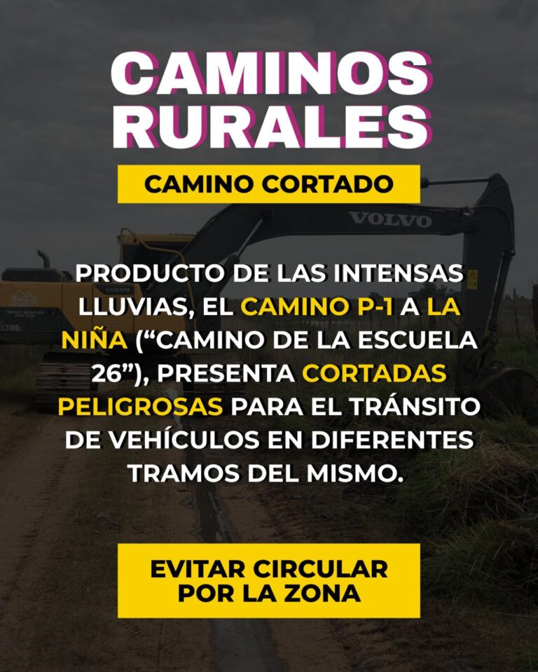 El camino a La Niña desde Ruta 65 presenta cortes en la traza con riegos para vehículos