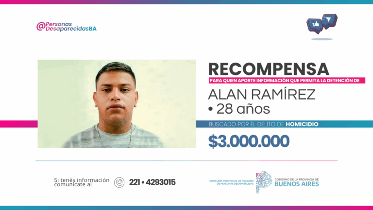 Tres prófugos por un crimen brutal en Villa 9 de Julio: ofrecen hasta $9 millones de recompensa