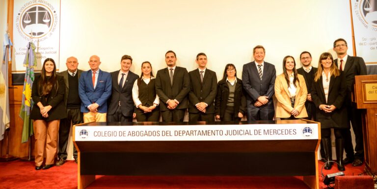 Quince nuevos profesionales se incorporaron al Colegio de Abogados de Mercedes