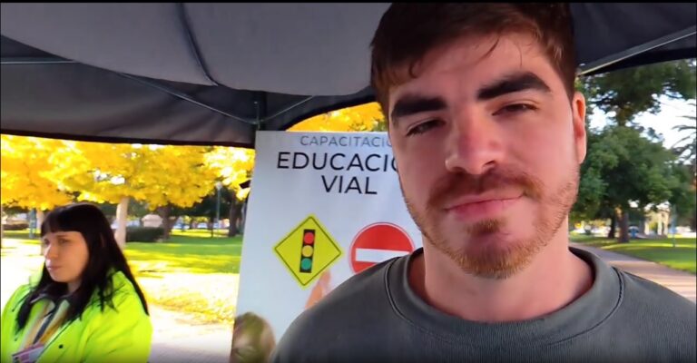Concientización vial en Nueve de Julio: una jornada educativa y preventiva en el centro de la ciudad