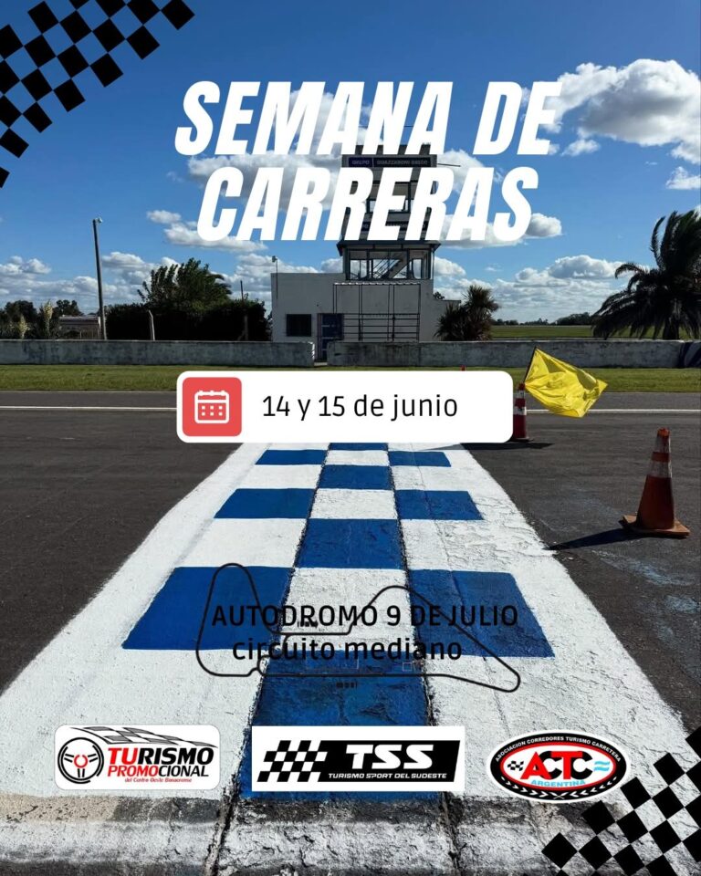 El automovilismo se vive en familia este fin de semana en el Autódromo de Nueve de Julio