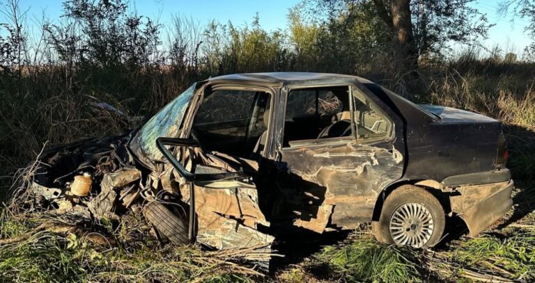 Accidente vial en Ruta 5: colisión entre un camión y un automóvil a la altura del km 280
