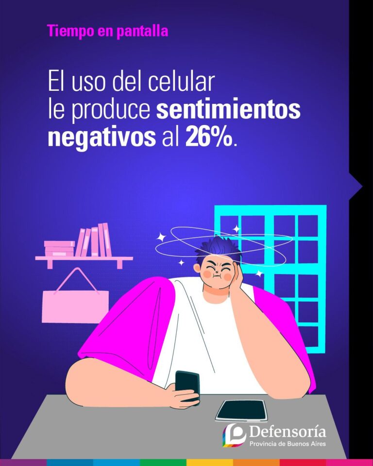 Celulares sin descanso: el uso excesivo preocupa los efectos negativos en la salud emocional.