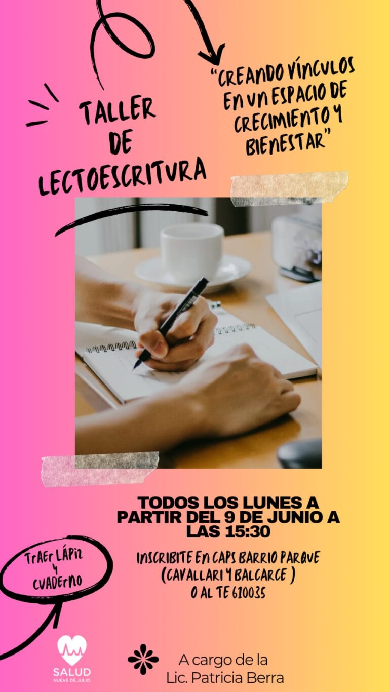 Comienza un Taller de Lectoescritura: una oportunidad para crecer a través de la palabra