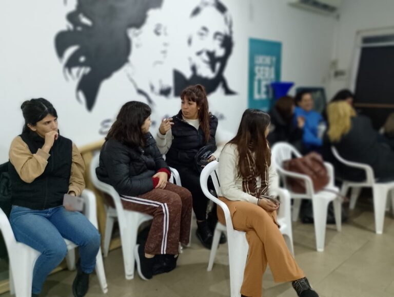 La senadora Male Defunchio encabezó un encuentro con la militancia