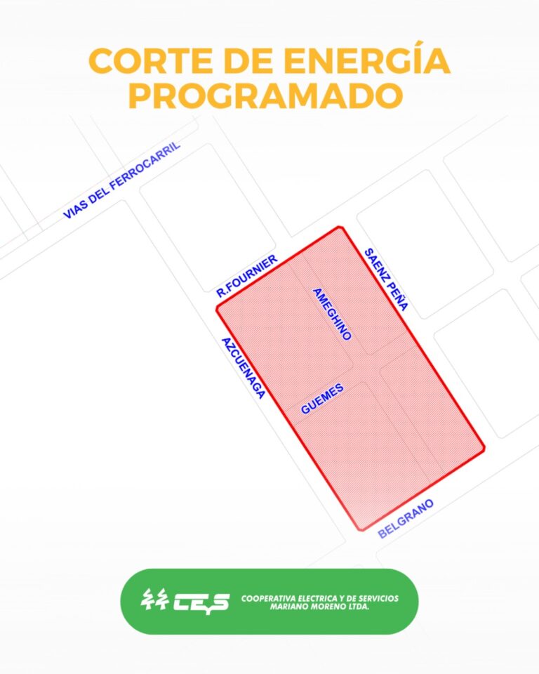 Corte de energía programado en Barrios Unidos por tareas de mantenimiento