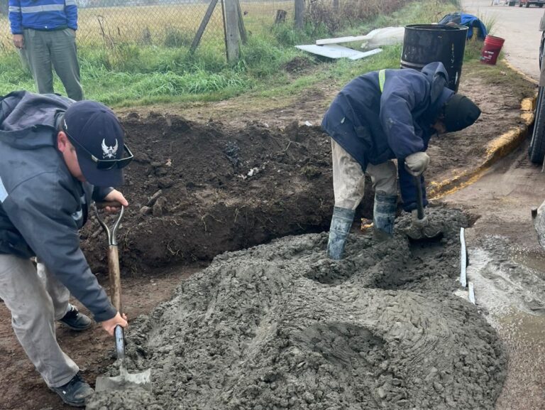Trabajos de reparación en calles céntricas y se solicita circular con precaución