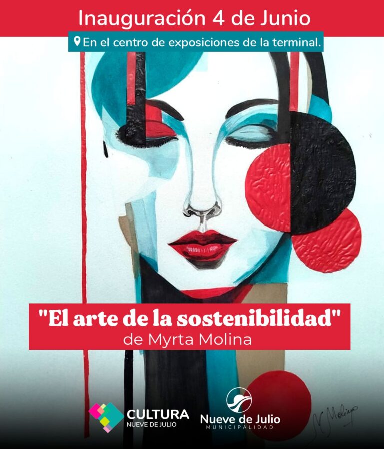 “El arte de la sostenibilidad” llega a la Terminal de Ómnibus con obras de Myrta Molina