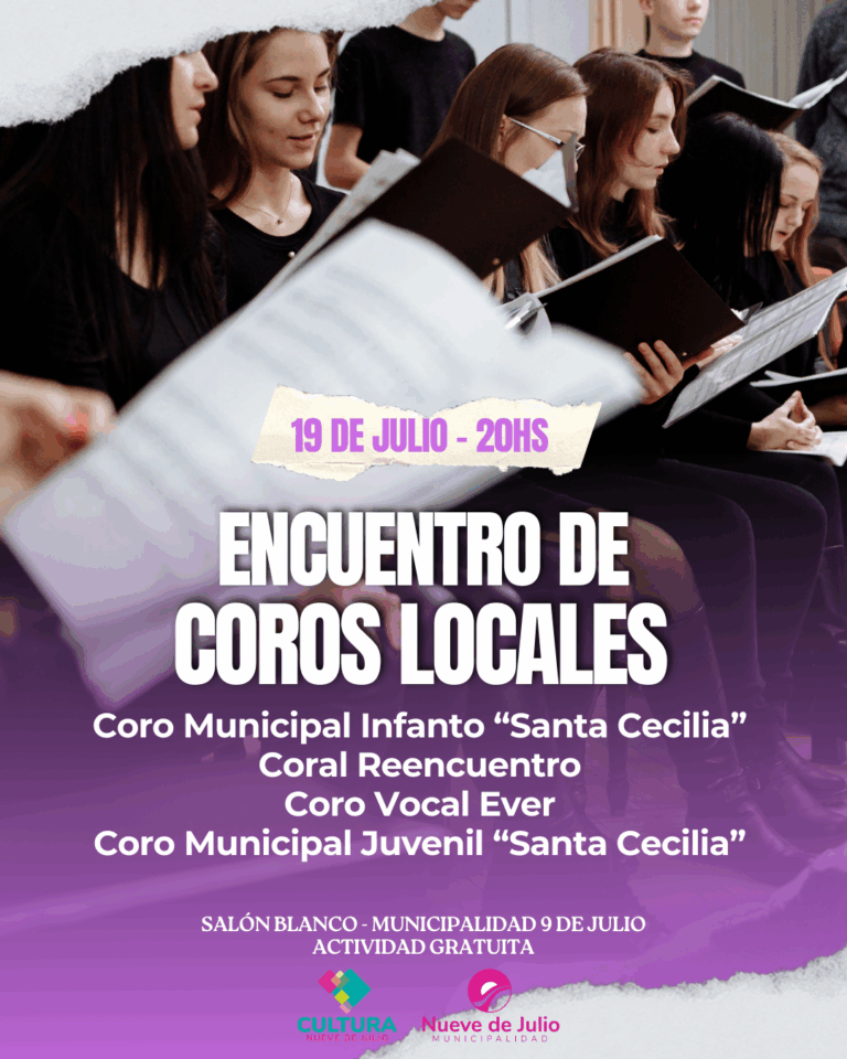 Encuentro coral en el Salón Blanco: una noche para disfrutar de voces locales