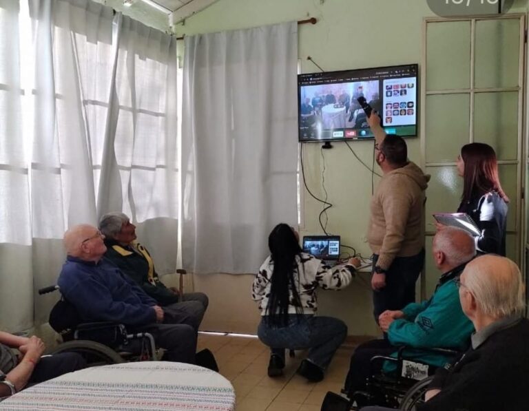 Streaming participativo en el Hogar de Ancianos “Santo Domingo de Guzmán”
