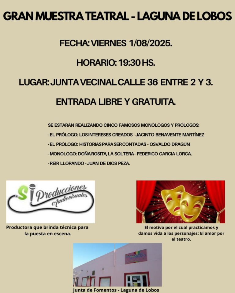 Gran función de teatro en la Laguna de Lobos