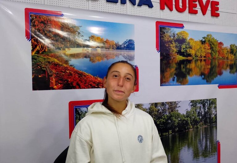 Milagros “Sol” Cristóbal: la joven tenista que se entrenó cinco semanas en Londres y sueña con el circuito profesional