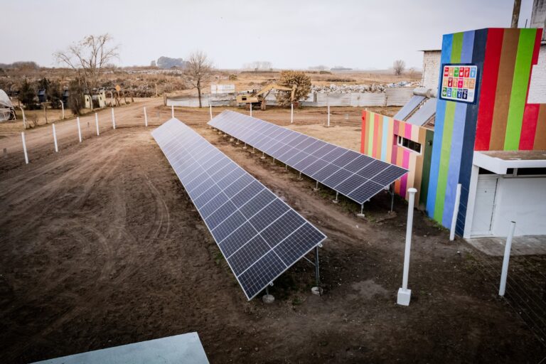 Energía Limpia: General Viamonte inauguró su primer parque solar municipal