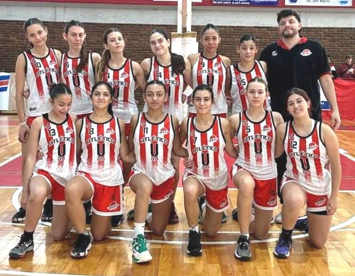 Triunfos del Club Atlético en básquet femenino en Salto