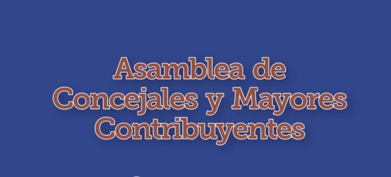 Convocan a Asamblea de Mayores Contribuyentes en Nueve de Julio para tratar aumentos tributarios