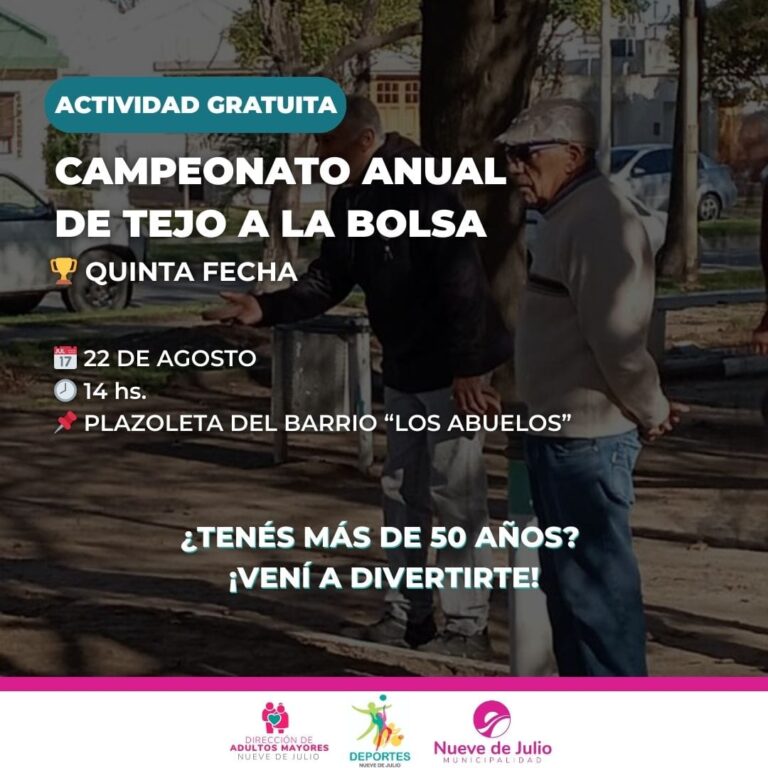 Tejo y encuentro: una nueva jornada para adultos mayores